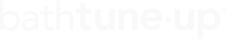 White text logo stating bathtune-up.